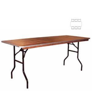 Buffet & Banketttisch 76x183cm Holz
