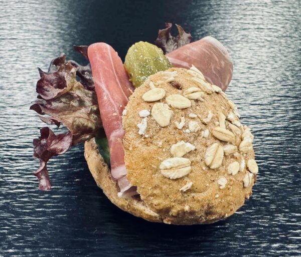 Mini Brötchen mit Landschinken