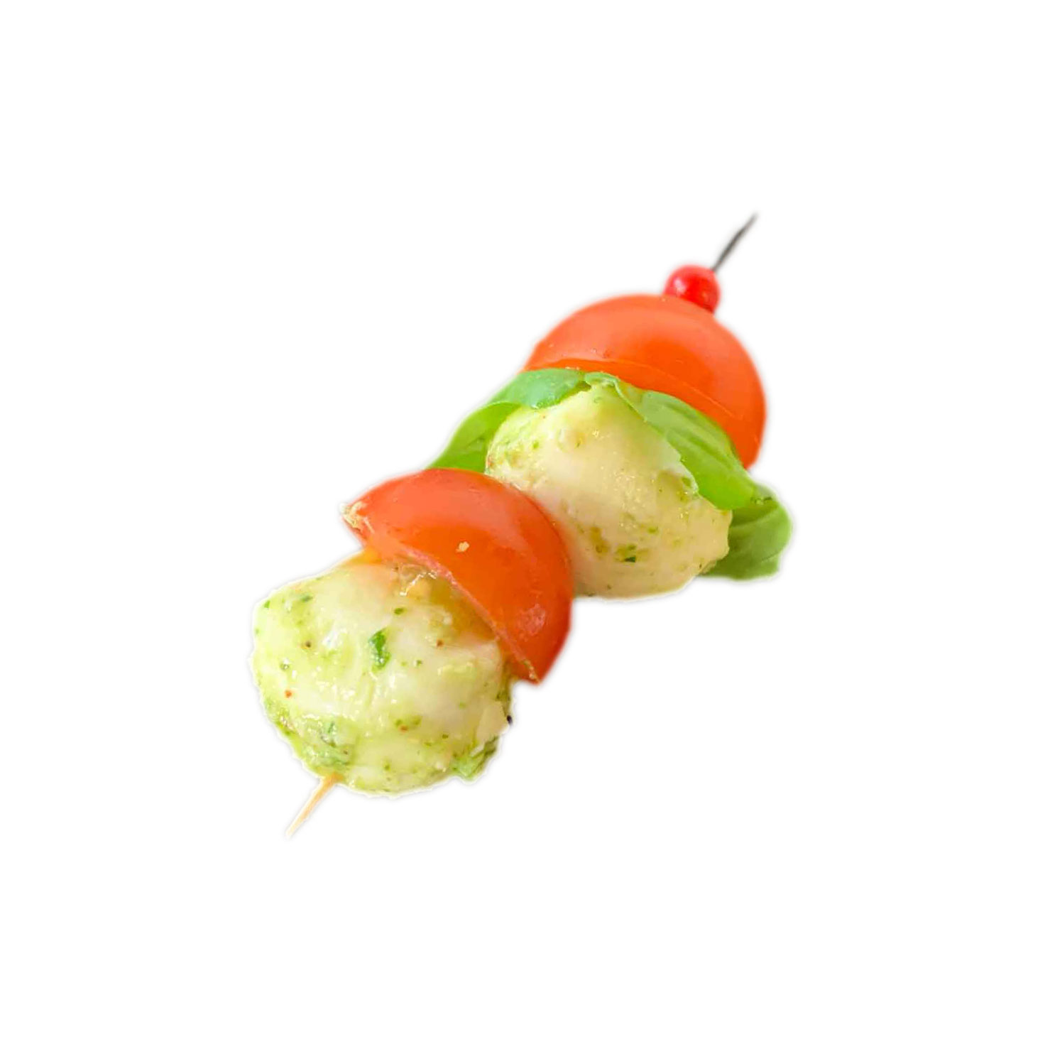 Mozzarella- Tomatenspieß