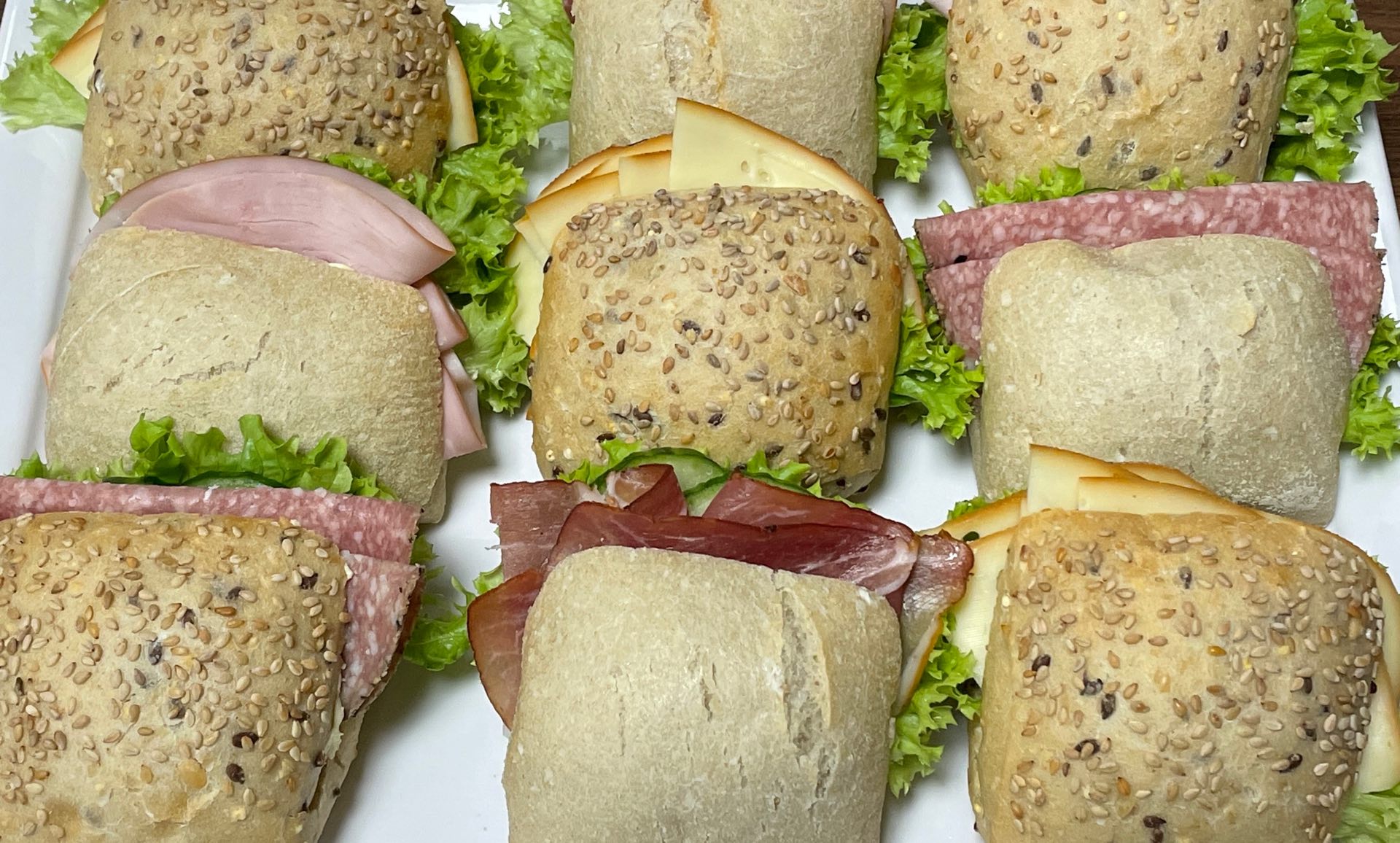 9er Mini Brötchen - Catering bestellen Hamburg