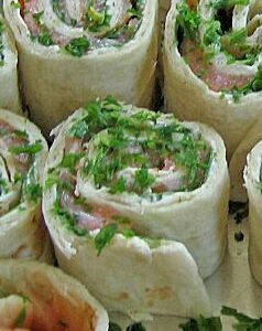 Mini Wrap mit Lachs